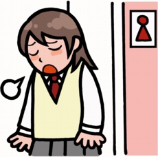 便秘のイラスト