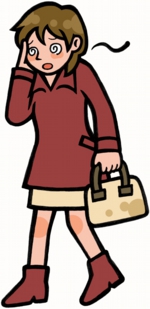 目まいのイラスト