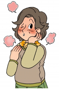 更年期障害のイラスト