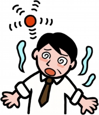 夏ばてのイラスト