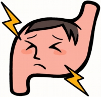 胃炎のイラスト